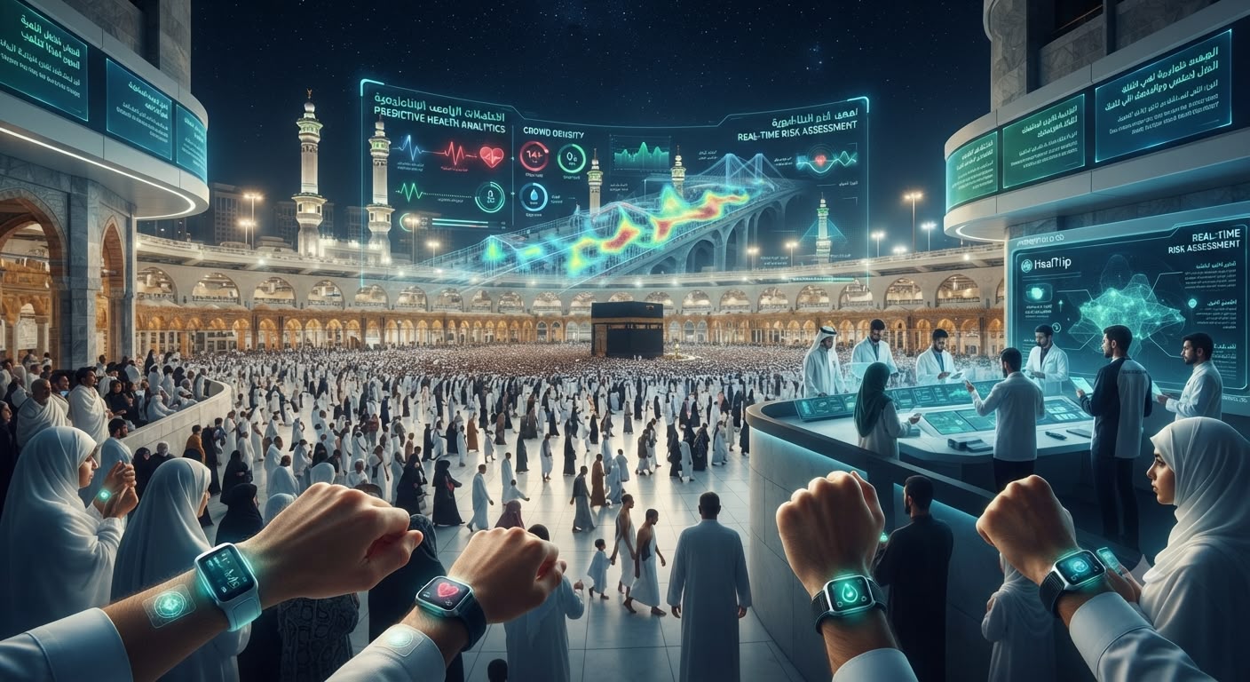 Hajj Health Nexus: الذكاء الاصطناعي في خدمة حج أكثر أمانًا.